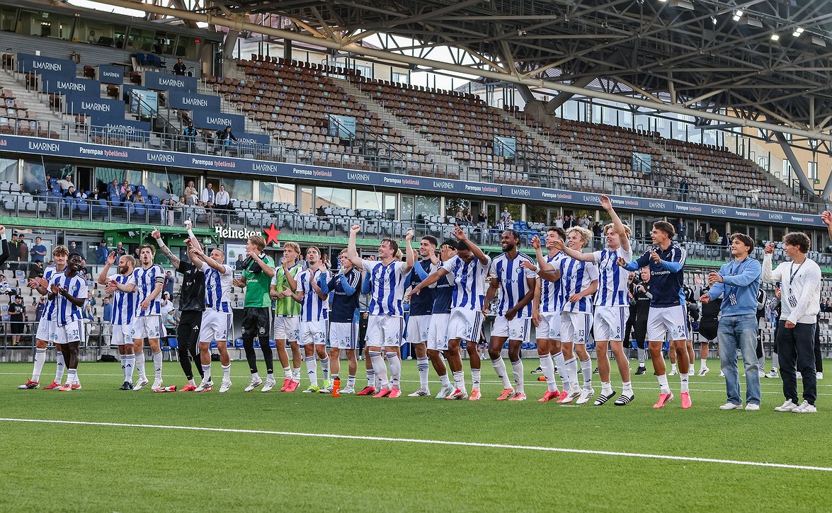 HJK kiskaisi viiden maalin etumatkan Coleraineen - "Ei voi olla kuin tyytyväinen"
