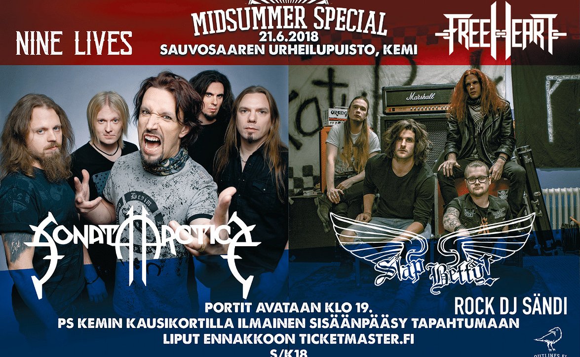 Sonata Arctican nokkamies odottaa innokkaana PS Kemi Midsummer Specialia