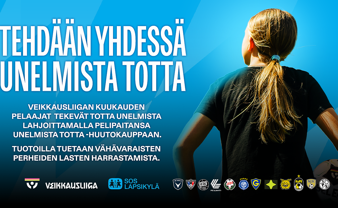 ​Pelipaita täynnä unelmia