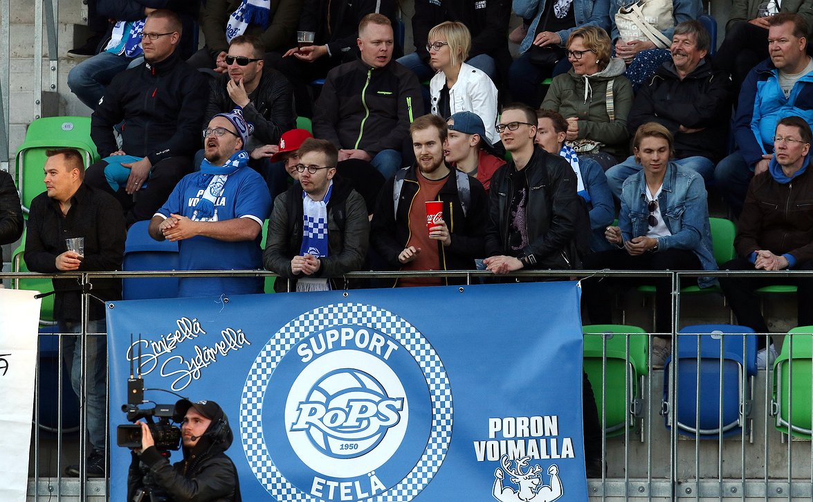 Vain ennakkolipuilla RoPS:n lauantain otteluun - 430 katsojaa maksimimäärä