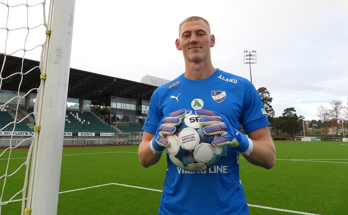 ​Kevin Lund jatkaa IFK Mariehamnin maalilla – 1+1-vuotinen sopimus solmittu