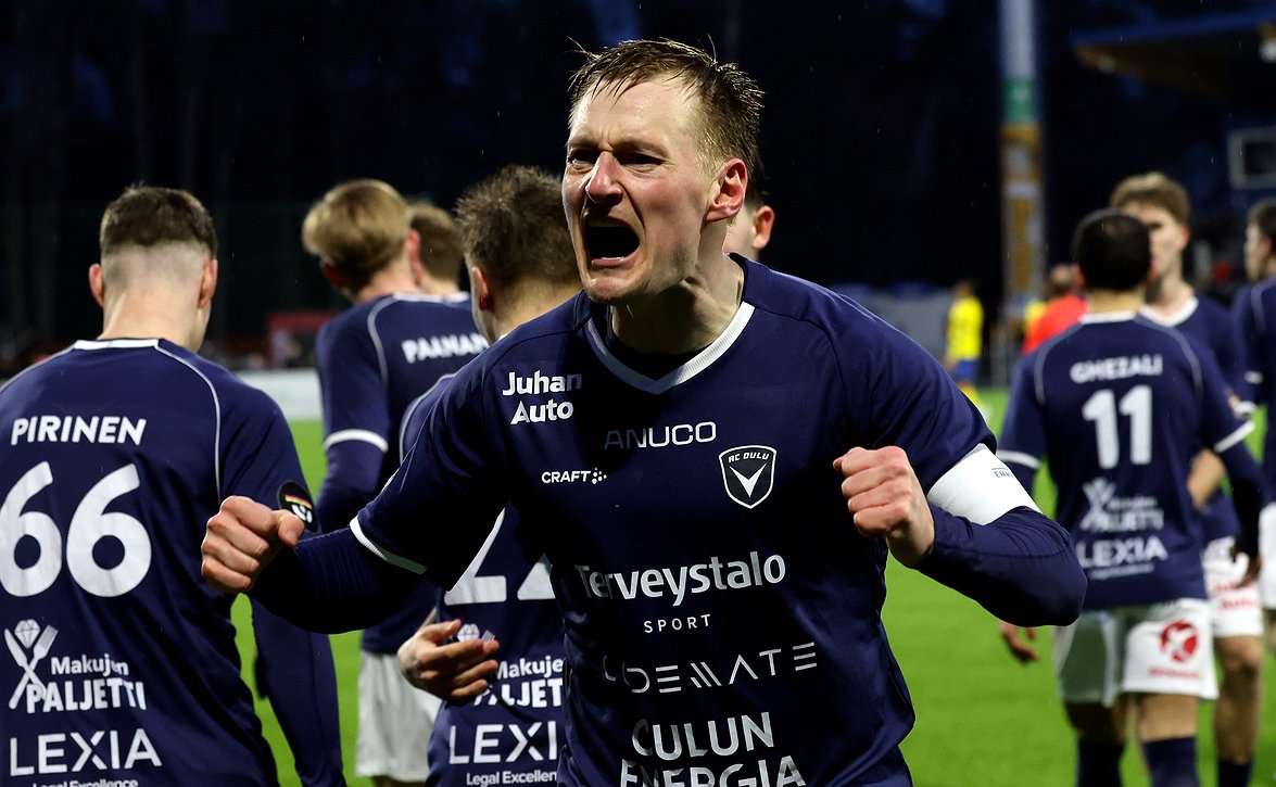 ​AC Oulun Rasmus Karjalainen Veikkausliigan kuukauden pelaaja huhtikuussa