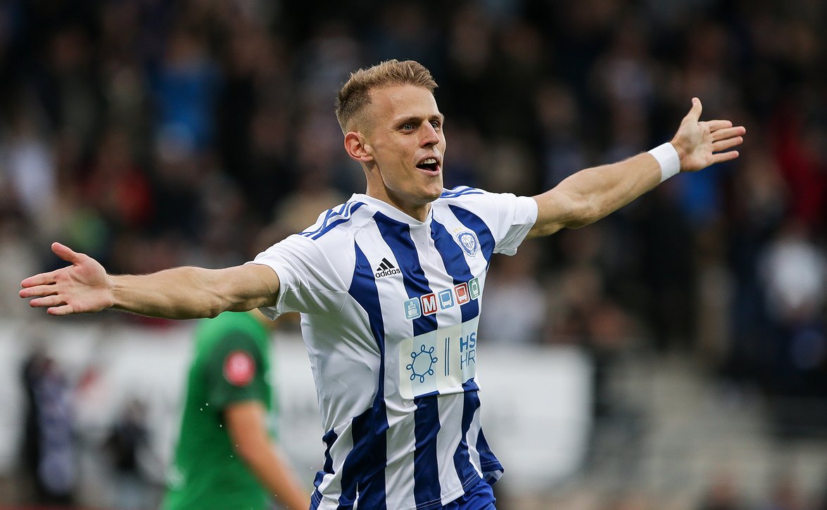 Maalikuningas Radulovic jättää HJK:n - merkittävä korvaus siirrosta Huddersfieldiin