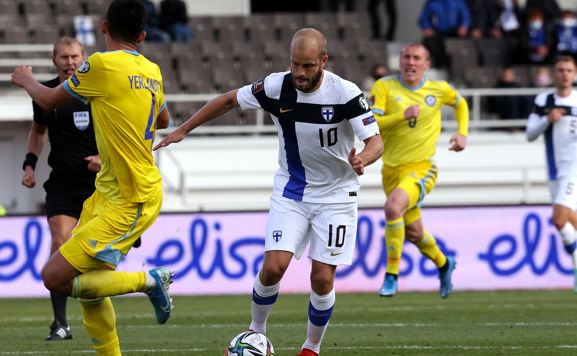Huuhkajat voittoon Kazakstanissa vahvalla esityksellä - Teemu Pukki kaikkien aikojen ykköseksi