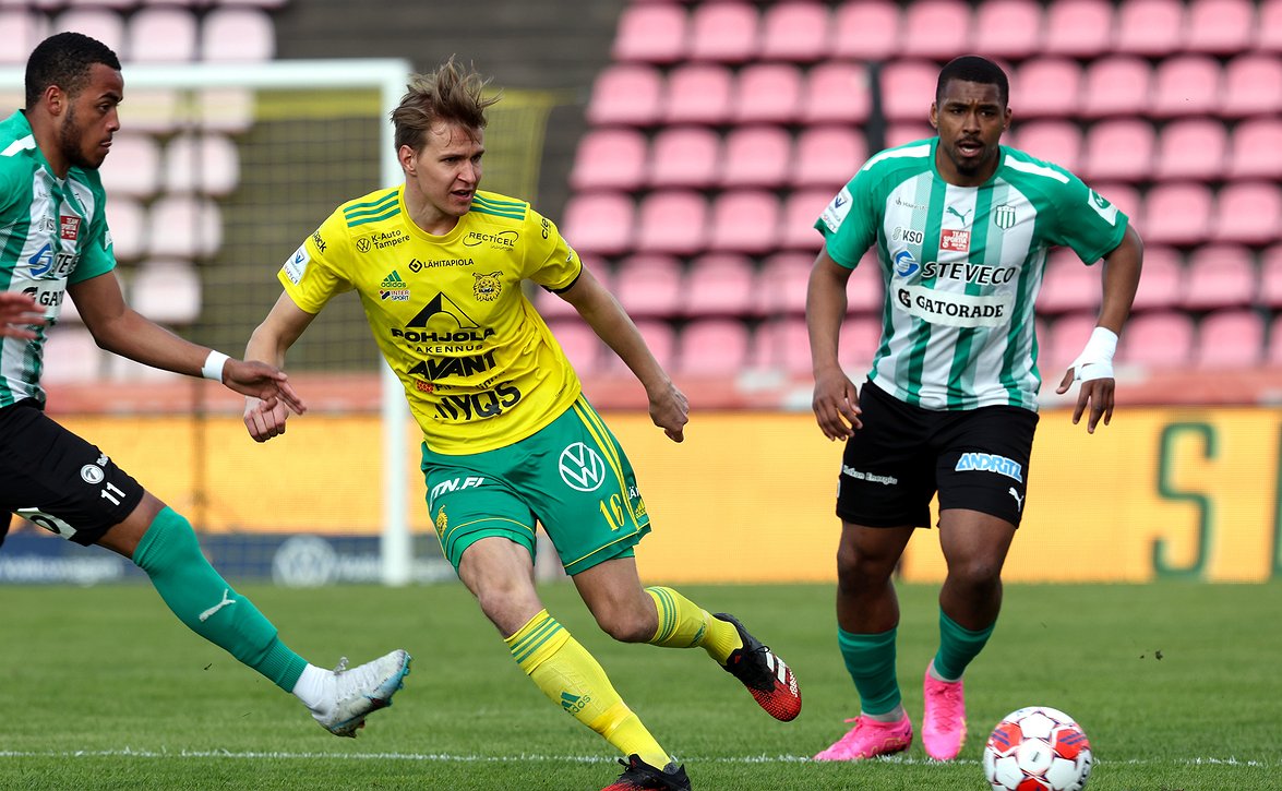 HJK, SJK, Ilves ja KuPS voittoihin - Veikkausliigakierros vapun alla pelattu