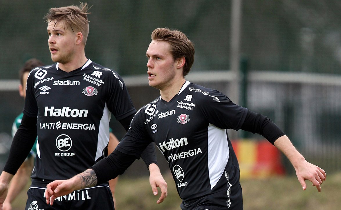 ​Kärkkäinen ja Lagerblom sivussa Inter-ottelusta