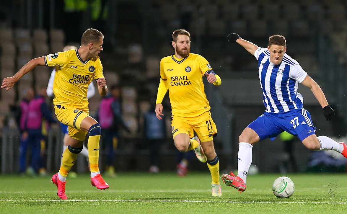 ​HJK taipui Maccabin vieraana Konferenssiliigassa – jatkopaikka karkasi tavoittamattomiin