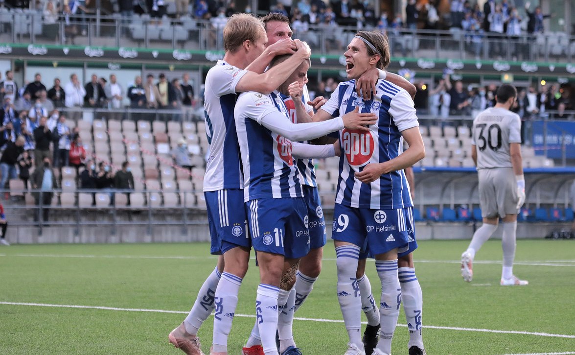 HJK:lta vahva esitys Interiä vastaan - "Tänään voidaan olla moneen asiaan tyytyväisiä"