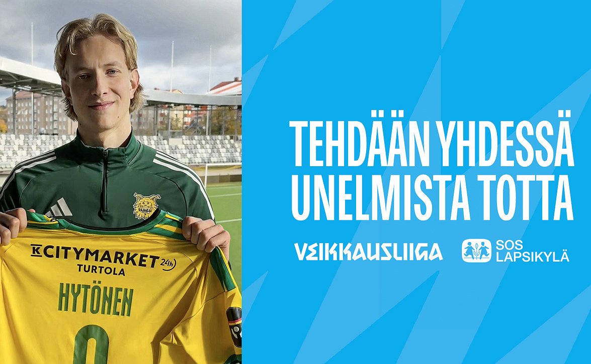 Unelmista totta! - Syyskuun pelaajan Ilveksen Teemu Hytösen pelipaita mukaan huutokauppaan