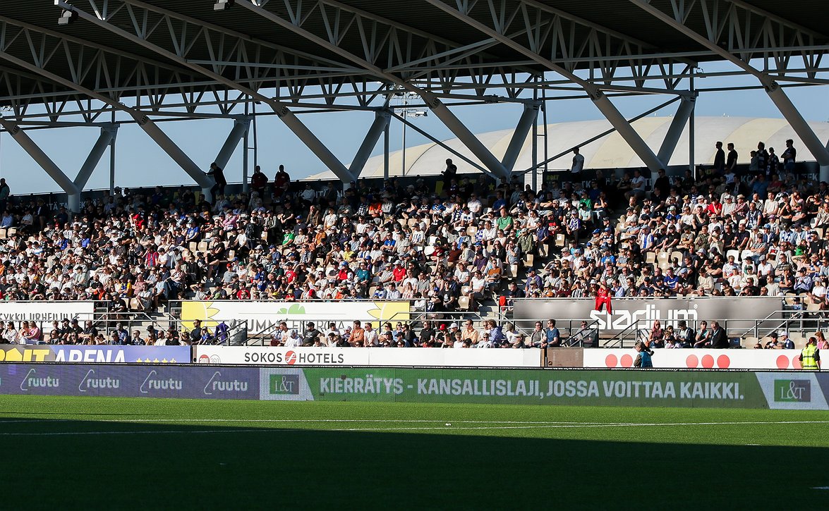 Yleinen lipunmyynti HJK:n Konferenssiliigan playoff-kierroksen kotiotteluun alkaa maanantaina