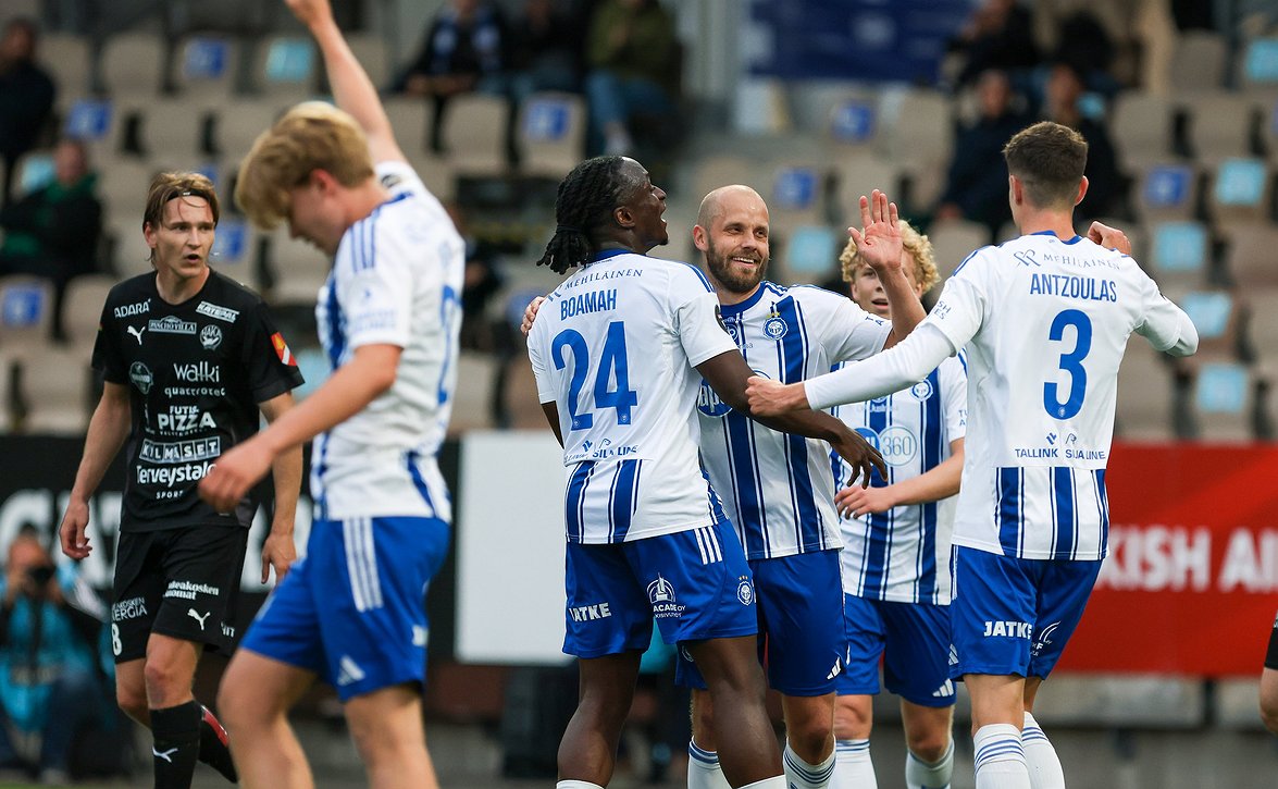 Kärkikamppailu tiivistyi entisestään - HJK nousi ainakin hetkeksi ykköseksi
