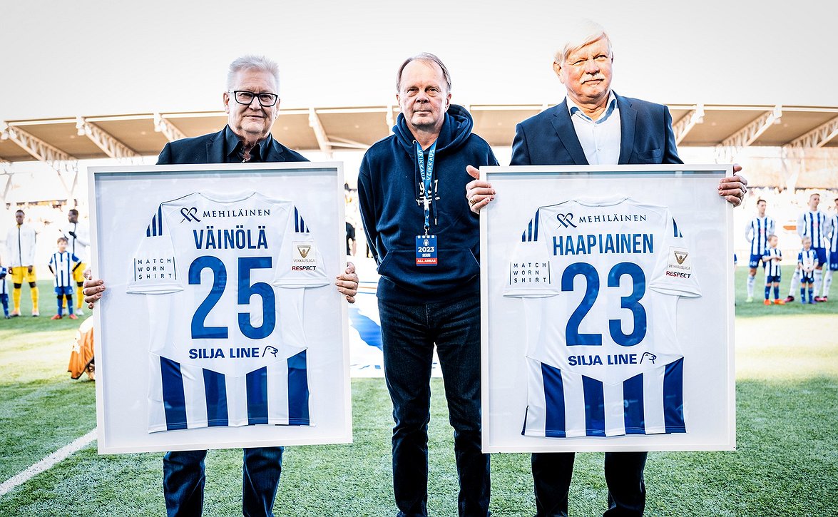 HJK palkitsi seuran toimiston kaksi suurta legendaa