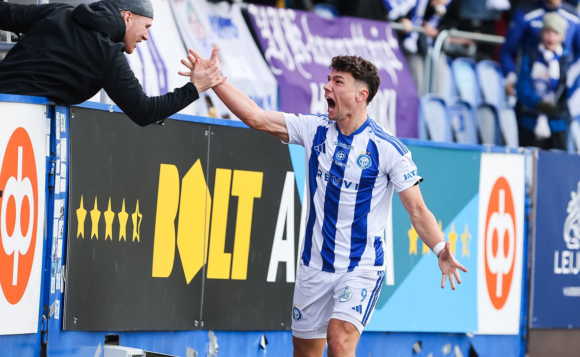 "Peli muuttui nopeasti maalin ja punaisen kortin myötä" - HJK selätti avausjakson haasteet