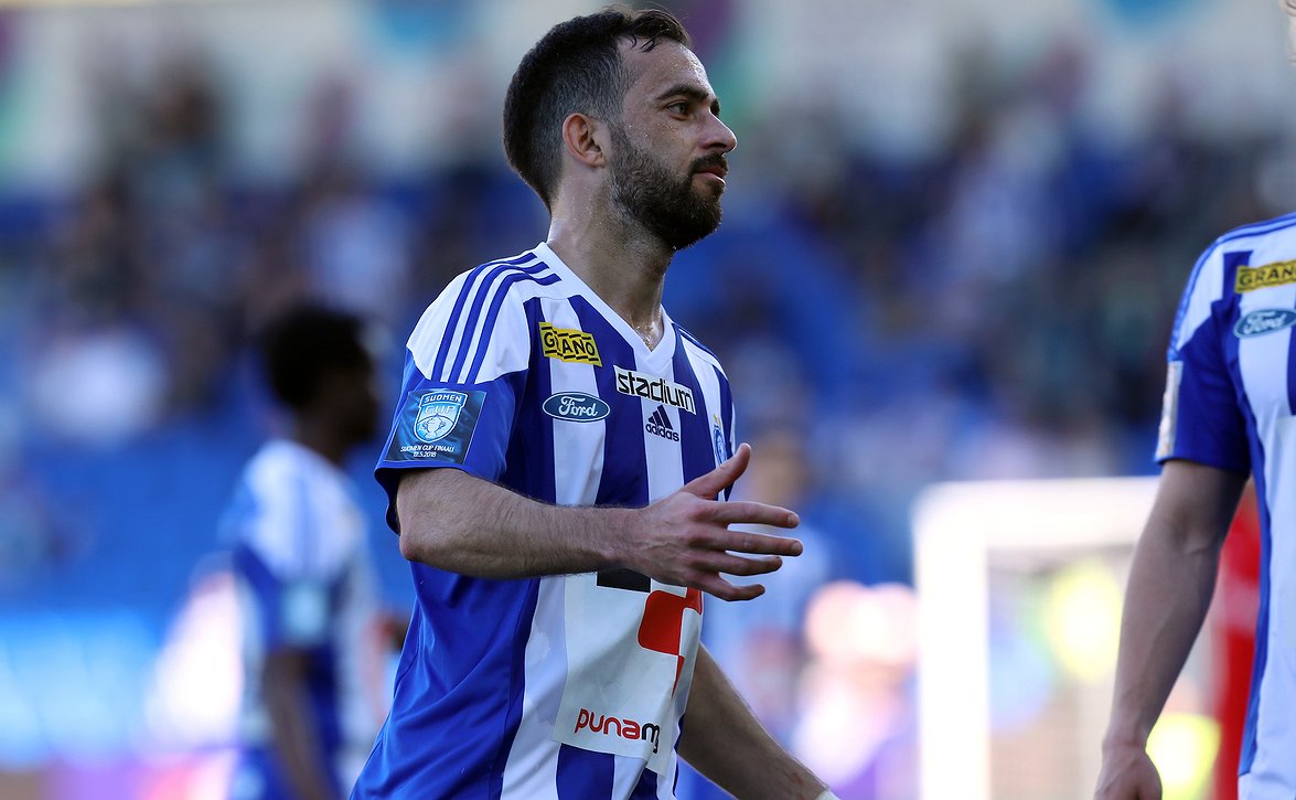 ​HJK:n kapteeni tappiosta: "Laitoimme hyvin kampoihin hyvälle joukkueelle"
