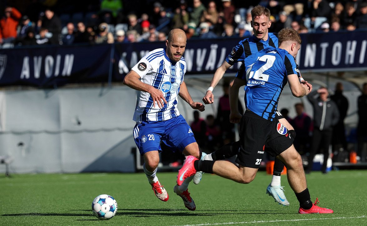 Tasapeli Turun lauantai-illassa (FC Inter-HJK 1-1)