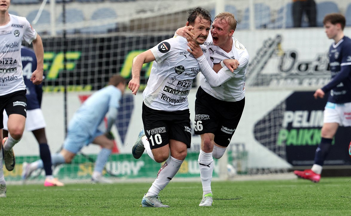 FC Haka nousi voittoon AC Oulusta (FC Haka-AC Oulu 2-1)