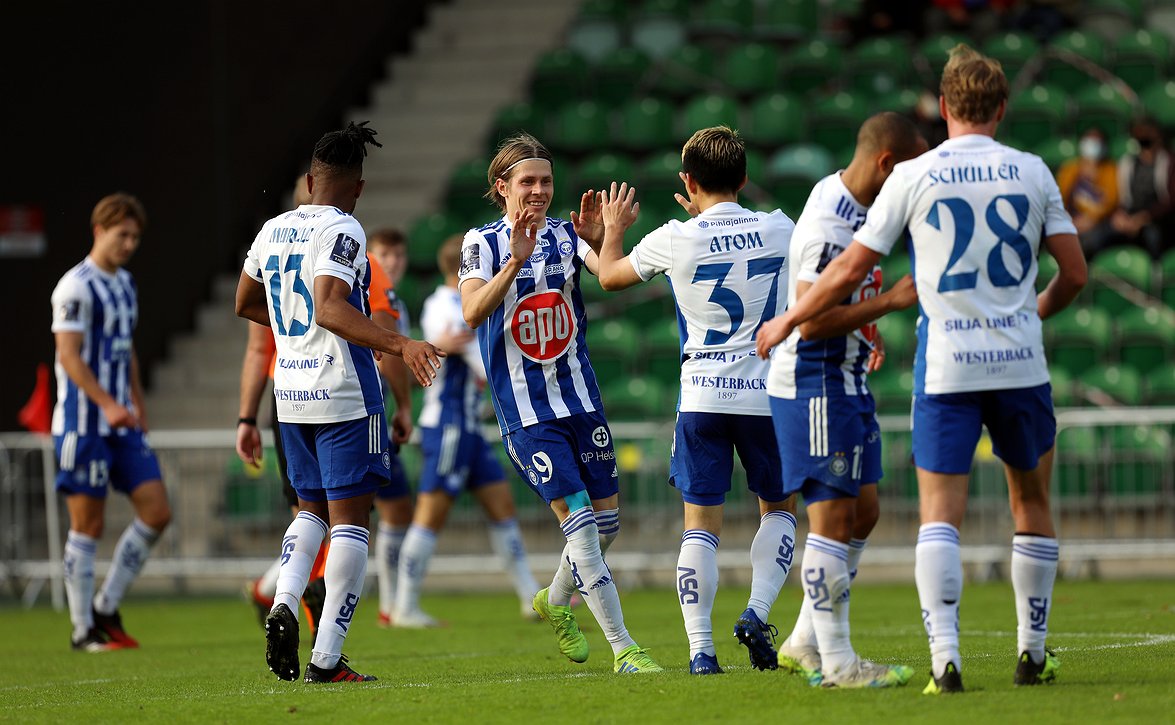 HJK murskalukemilla voittoon Maarianhaminassa - ”Olemme luottaneet prosessiimme koko kauden”