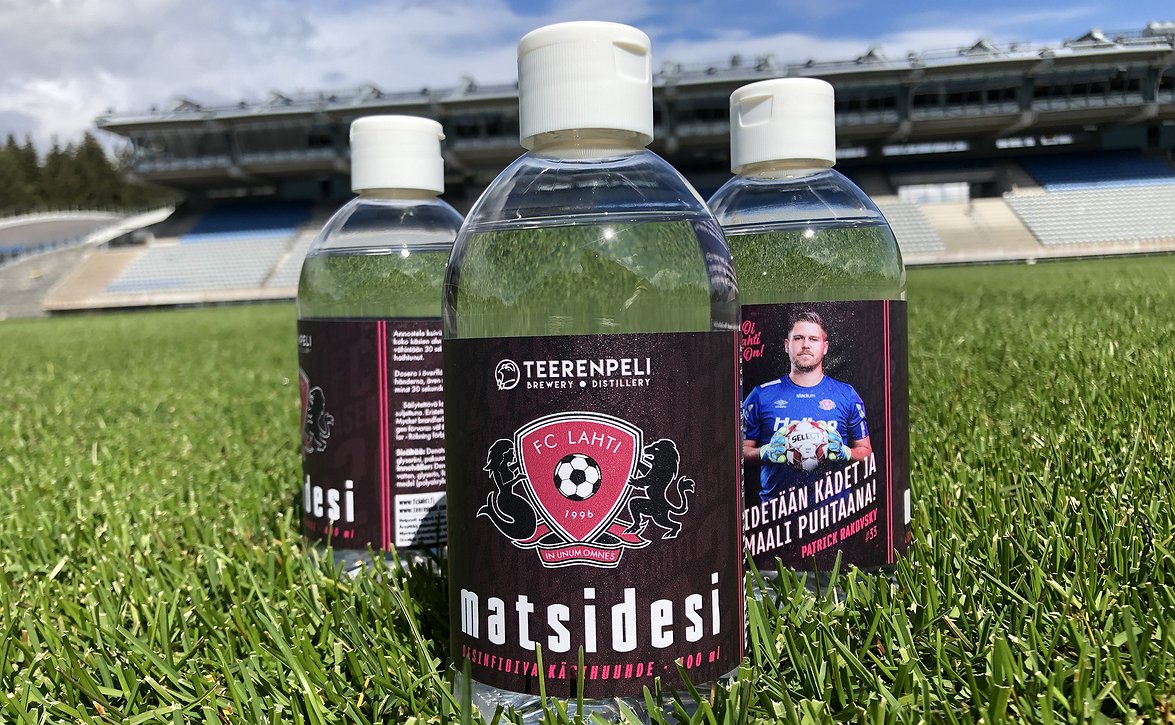 Pidä kädet puhtaana - "Matsidesi" nyt saatavana FC Lahden verkkokaupasta