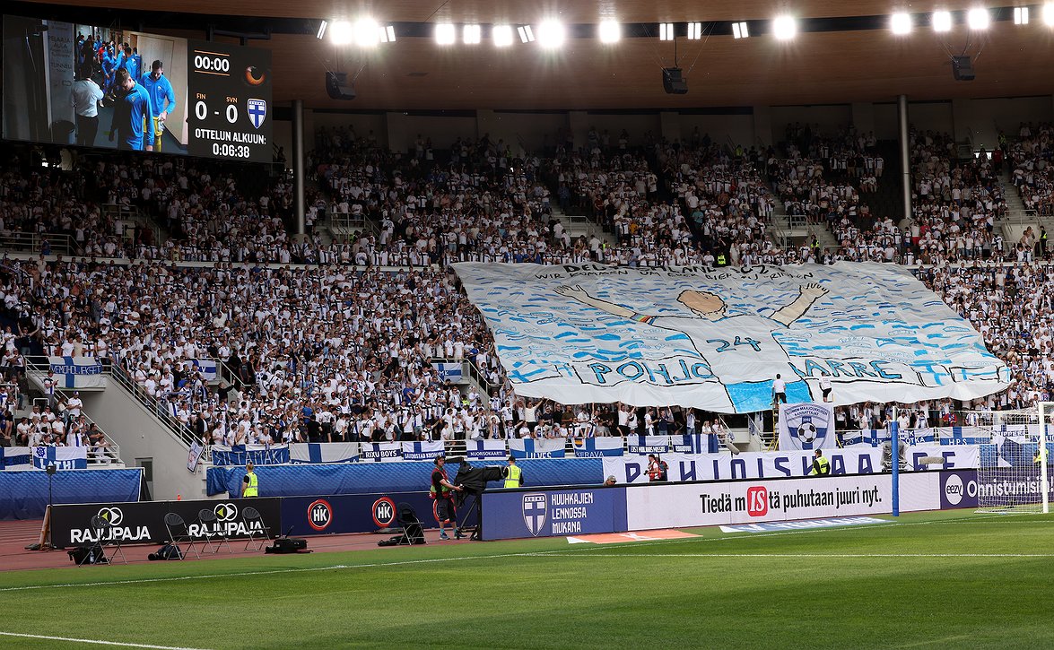 Huuhkajien avaus Tanska-otteluun nimetty