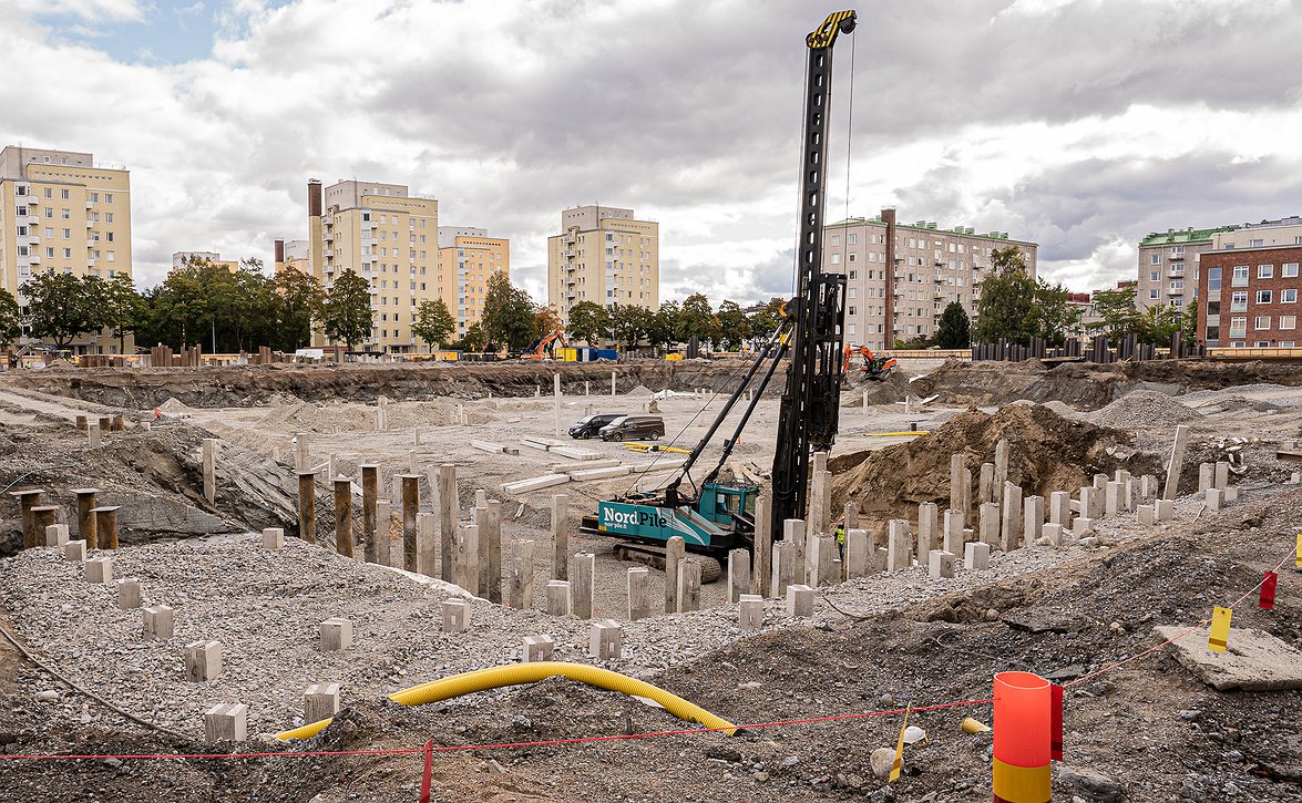 Työt täydessä käynnissä Tammelassa - uusi stadion rakentuu hyvää vauhtia
