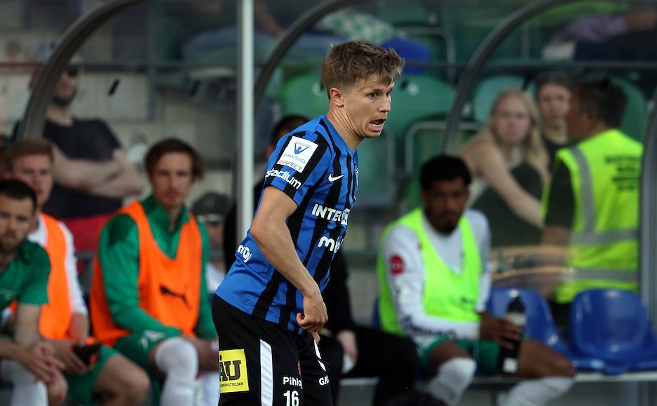 ​FC Interin Tommi Jyry Veikkausliigan kuukauden pelaaja kesäkuussa