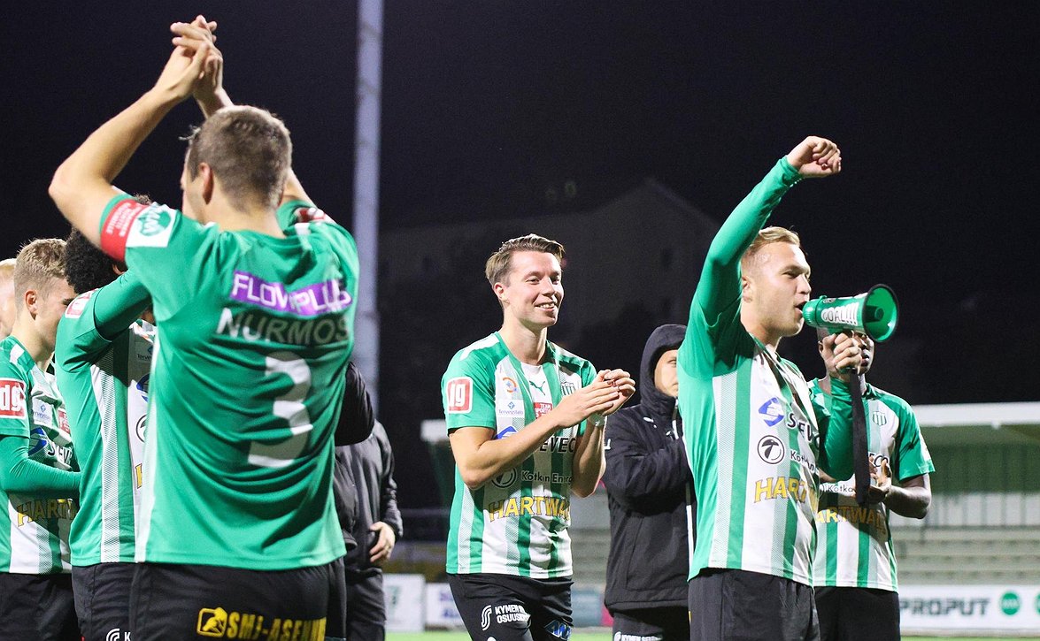 ​KTP palaa Veikkausliigaan – suora nousu varmistui Tammisaaressa