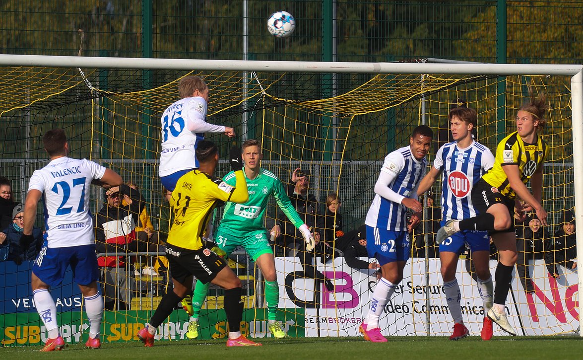 HJK:n Koskela pistejaosta:  "Tasainen peli"