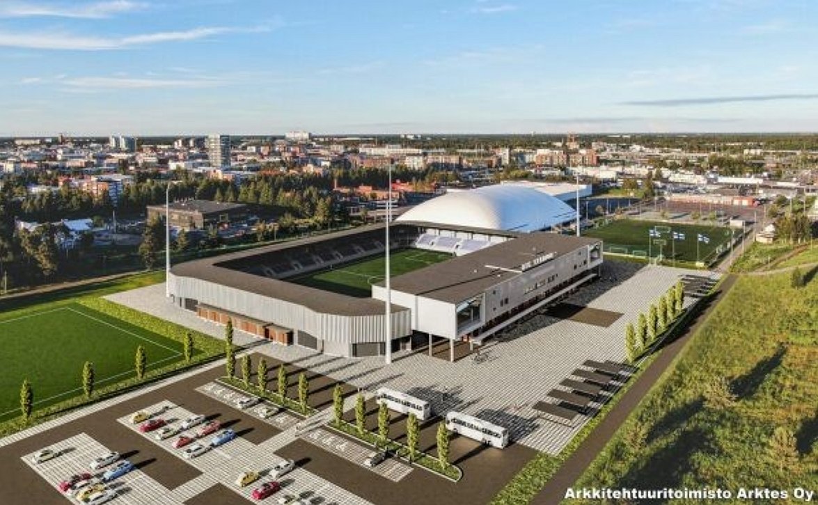 Heinäpään stadionhankkeen rakennusluvalle lainvoima - "Kuokka kopsahtaa kenttään kuukauden sisällä"