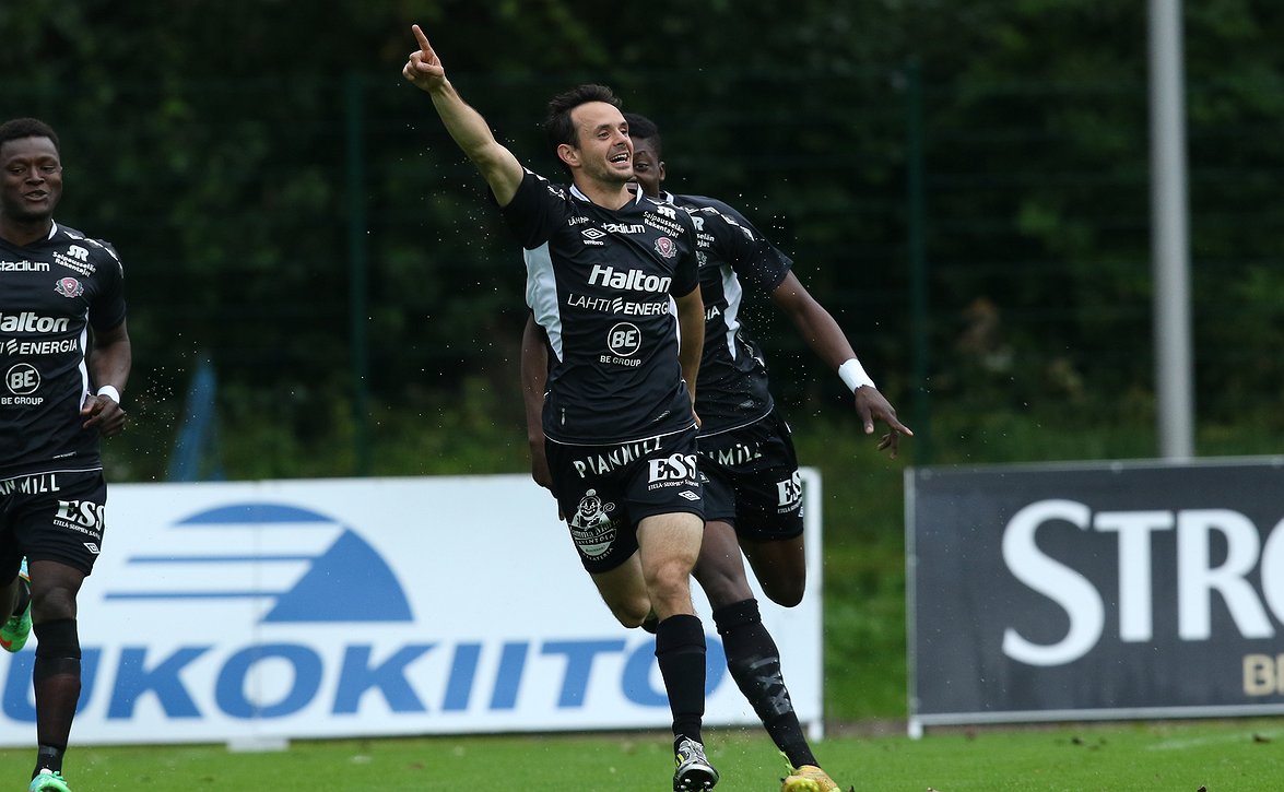 Pistejako Lahdessa (FC Lahti-FF Jaro 1-1)