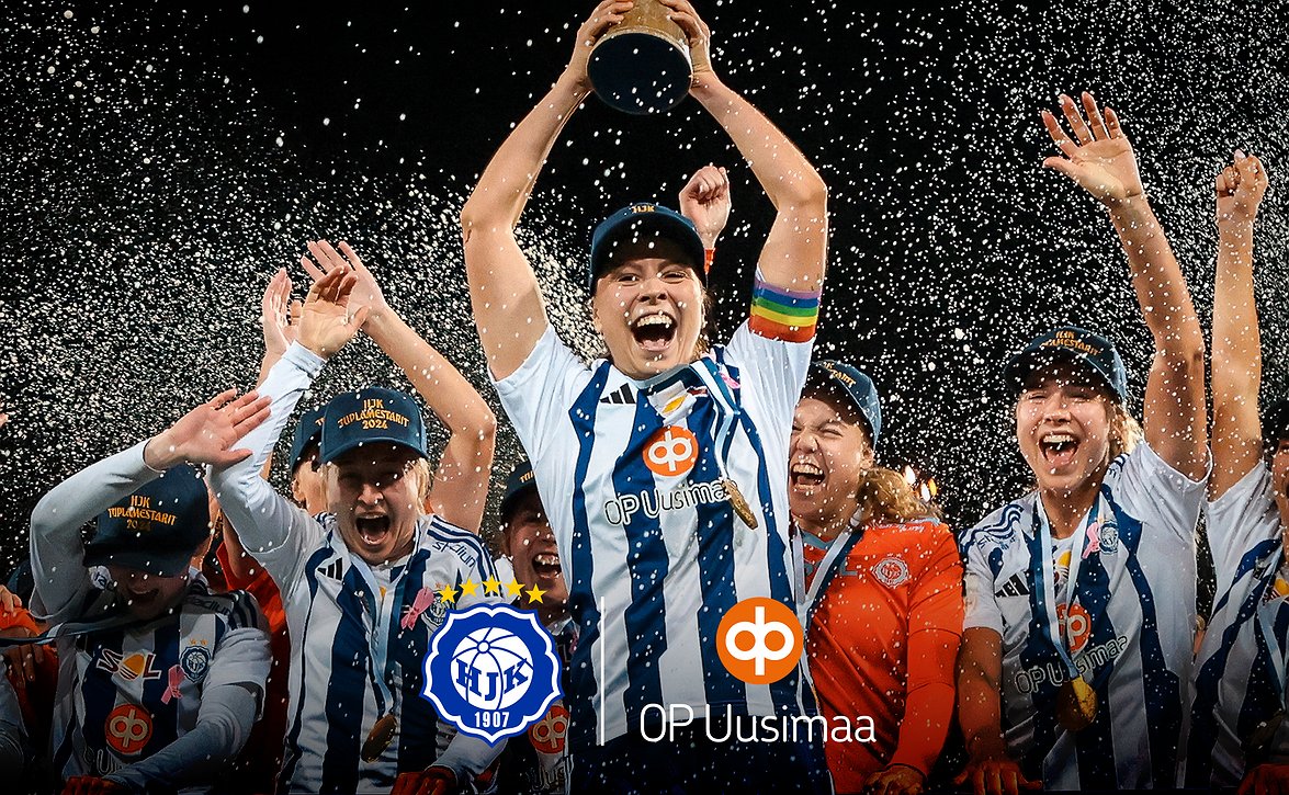 HJK:n ja OP Uusimaan yhteistyö jatkuu - pääyhteistyökumppanuus kausille 2025-26 sovittu