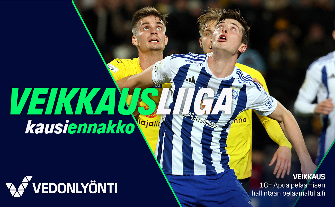 Veikkauksen kausiennakko julkaistu - lue ja katso ennakkoasetelmat kaudelle 2025