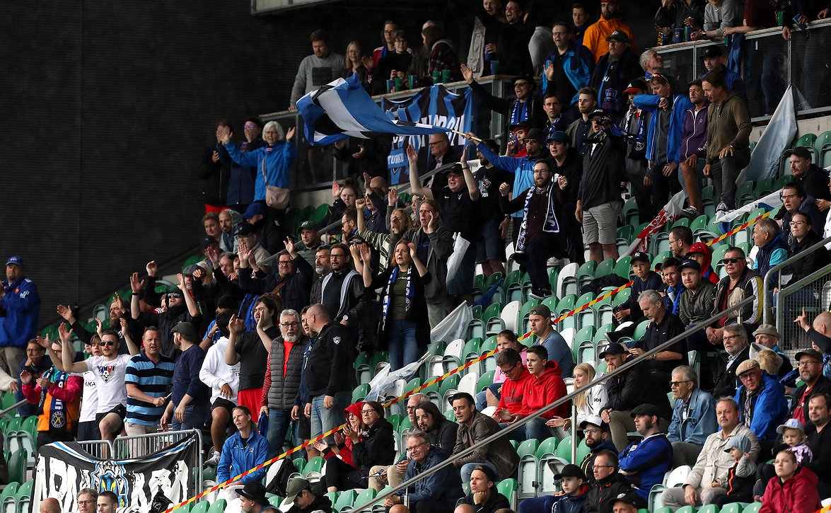 Inter-KTP -otteluun lauantaina pääsee kymmenen katsojaa lehtereile