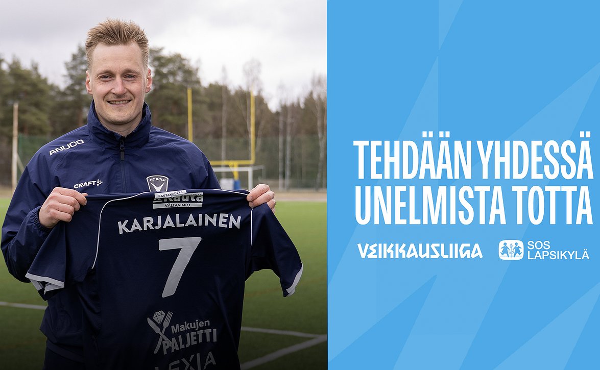 ​Lahjoitus hyvään asiaan - Veikkausliiga ja SOS-Lapsikylä tekevät yhdessä unelmista totta!