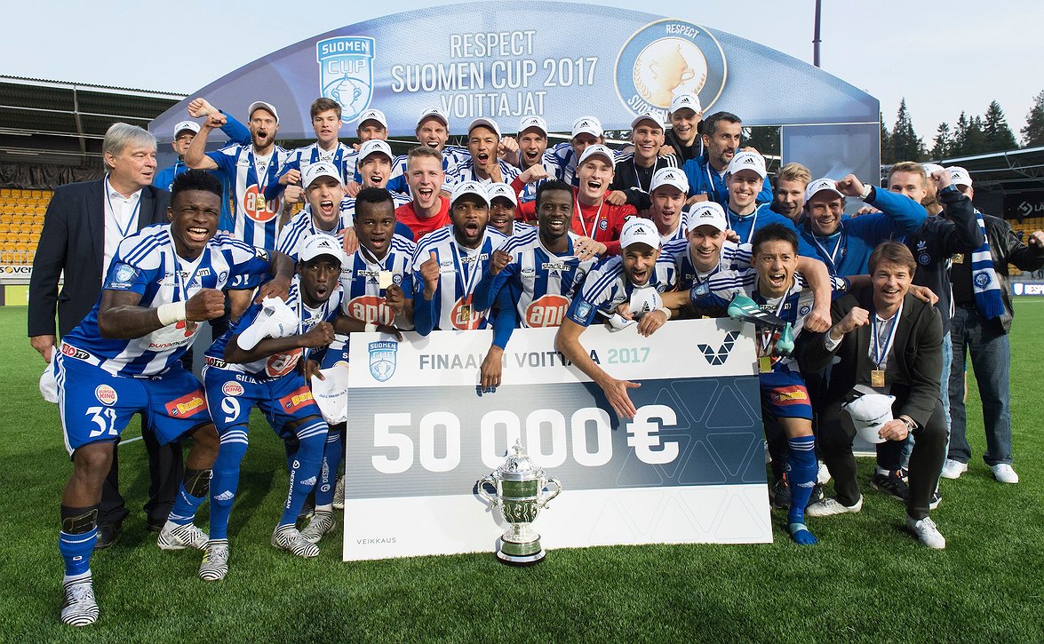 HJK Suomen Cupin 2017 mestari
