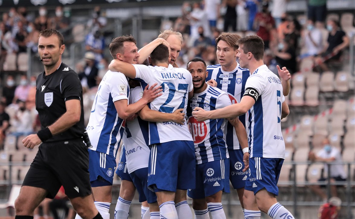 HJK:lle tärkeät pisteet (HJK-FC Inter 2-1)