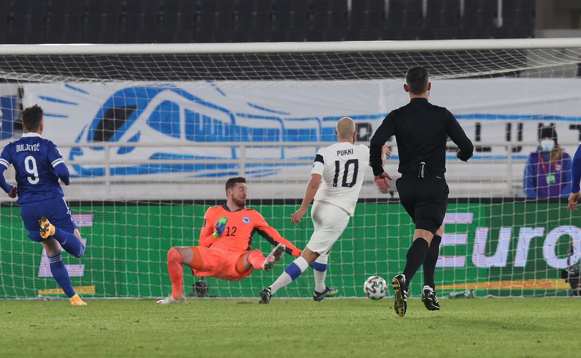 Suomi tasapeliin Bosnia ja Hertsegovinaa vastaan 