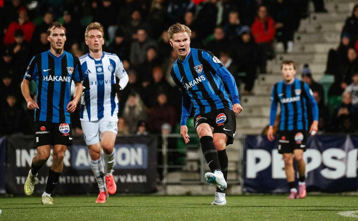 HJK nousi kärkeen voitolla Interistä, KuPS ja IF Gnistan tasapeliin - Enää kaksi kierrosta jäljellä