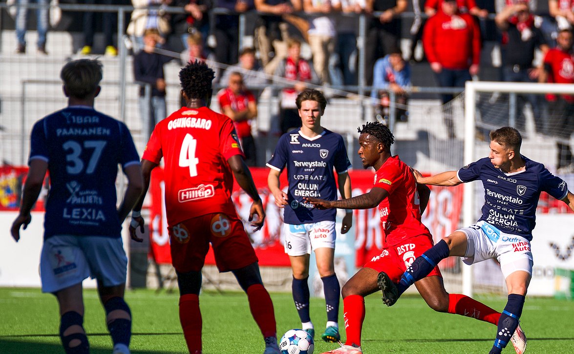 AC Oulu haki huipputärkeät pisteet (FF Jaro-AC Oulu 1-2)