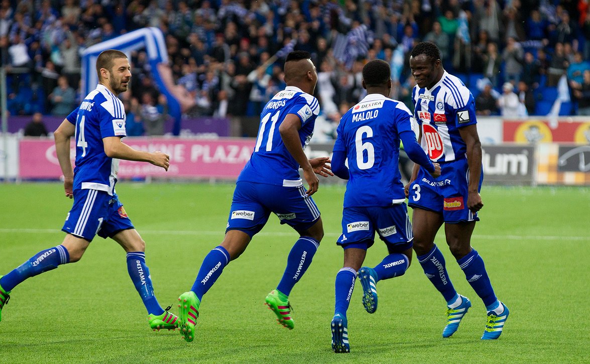 HJK:lle derbyvoitto HIFK:sta (HJK-HIFK 2-1) 
