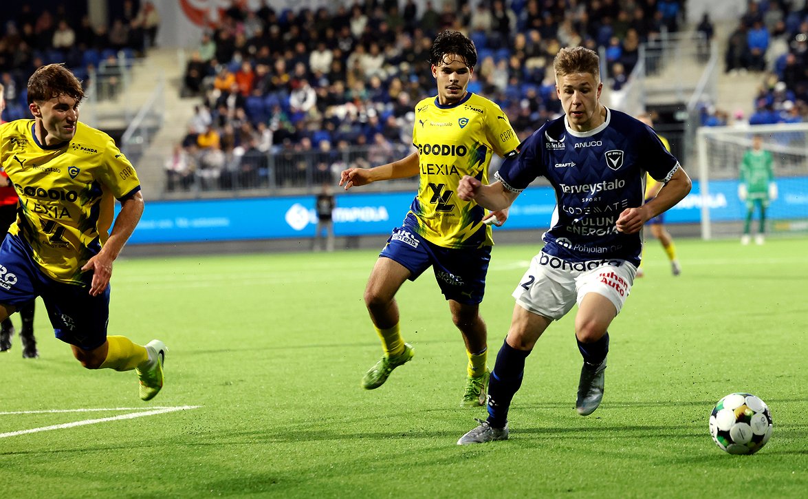 Gnistan haki pisteet OTC Stadionin avausottelusta (AC Oulu-IF Gnistan 1-2)