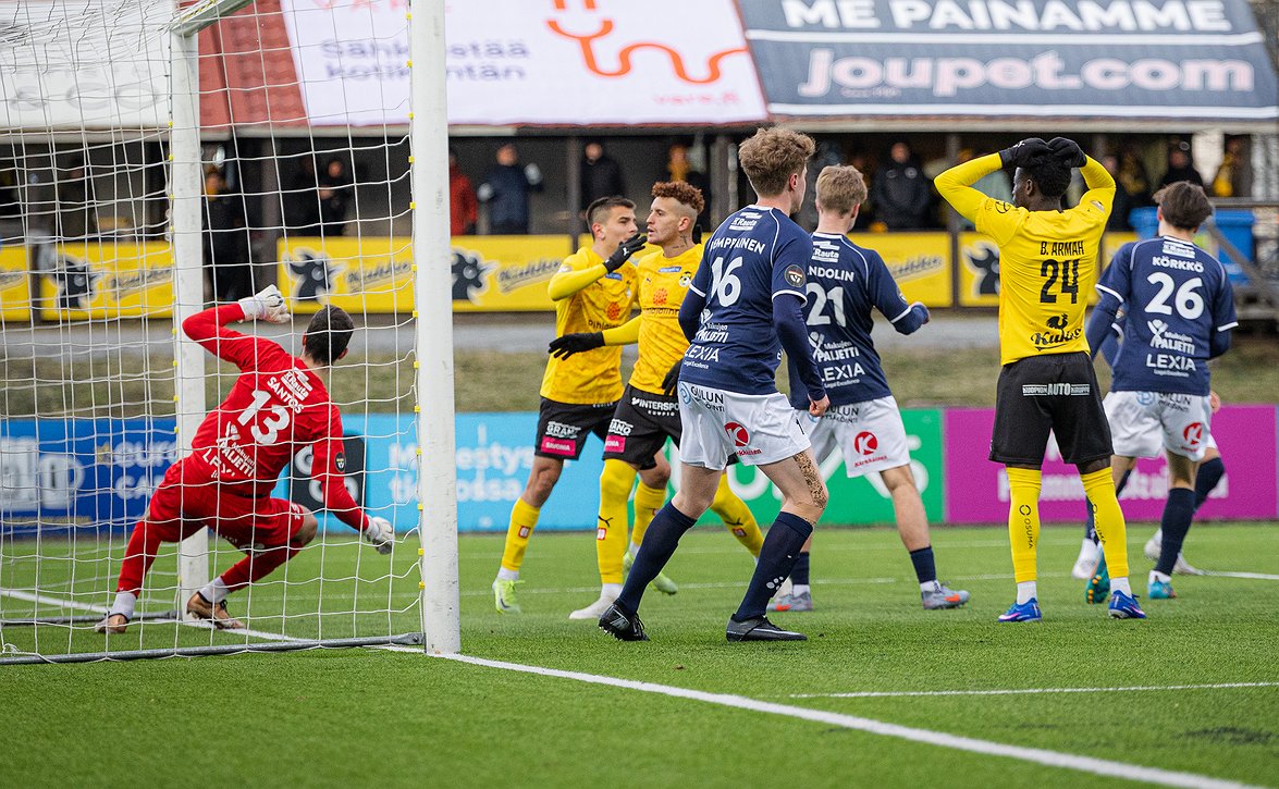 KuPS nousi sarjataulukon kärkeen (KuPS-AC Oulu 3-2)