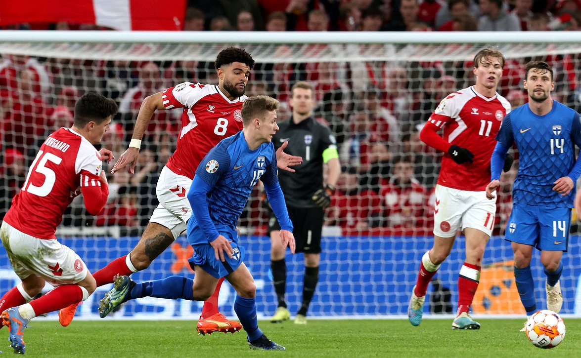 Huuhkajille karvas tappio Kööpenhaminassa