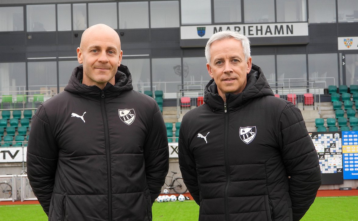 ​Gary Williams ja Daniel Sjölund jatkavat IFK Mariehamnissa – valmentajille kaksivuotiset sopimukset