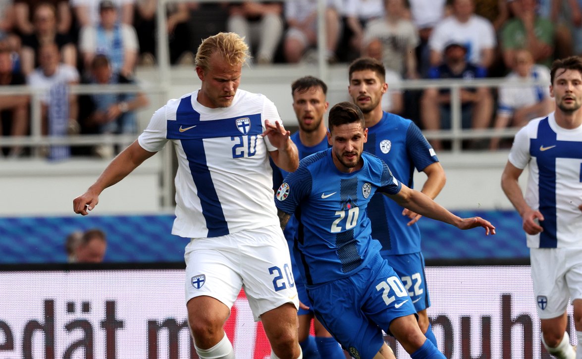 Huuhkajat komeaan voittoon Sloveniasta