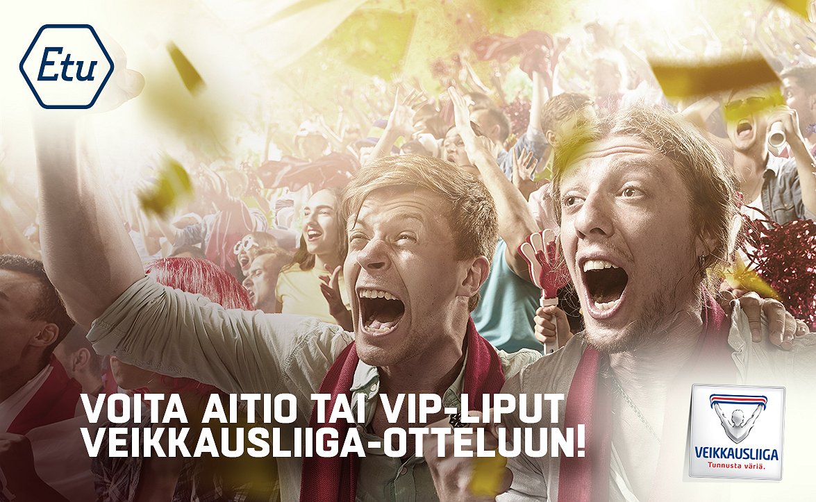 Veikkauksen kisassa voi voittaa aition tai VIP-lippuja