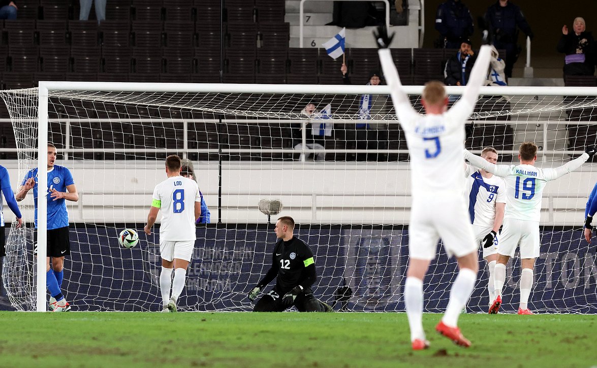 Huuhkajat voittoon Virosta 