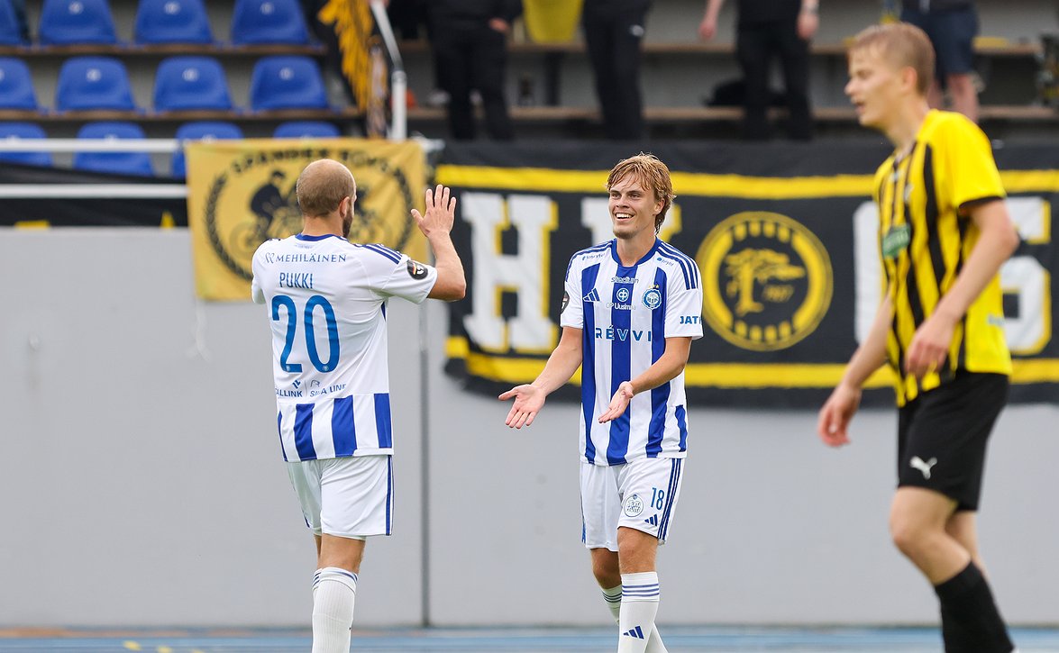 "Pystymme ottamaan tästä asioita mukaan" - HJK-luotsi Joonas Rantanen kiitteli peli-ilmettä