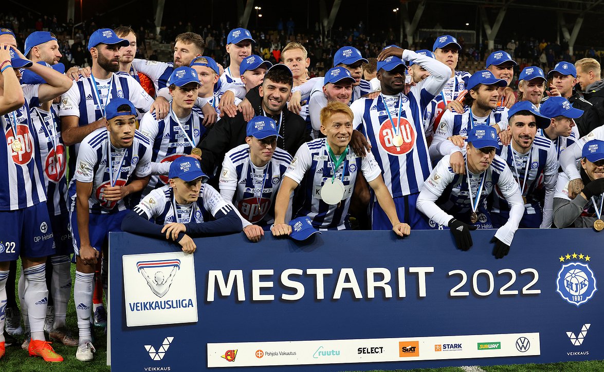 Veikkausliigan mitalitilasto kauden 2022 jälkeen - KuPS nousee edelleen