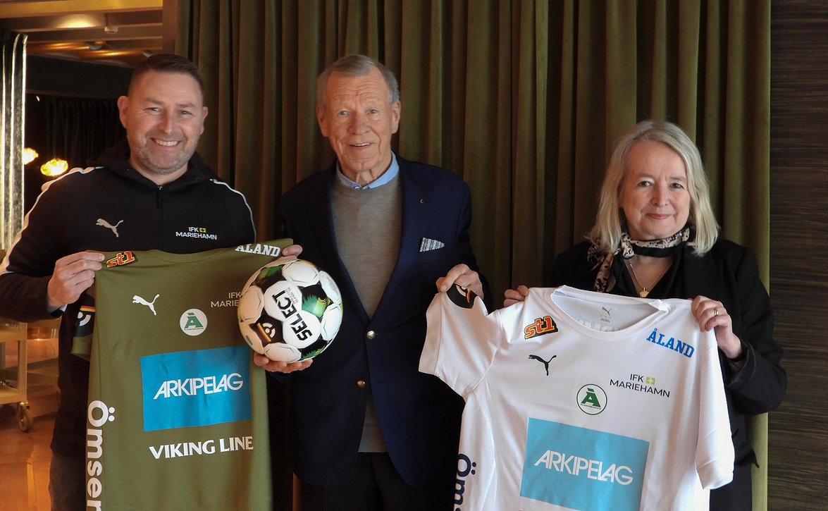 Anders Wiklöf jatkaa IFK Mariehamnin pääyhteistyökumppanina - edessä jo 20. perättäinen vuosi