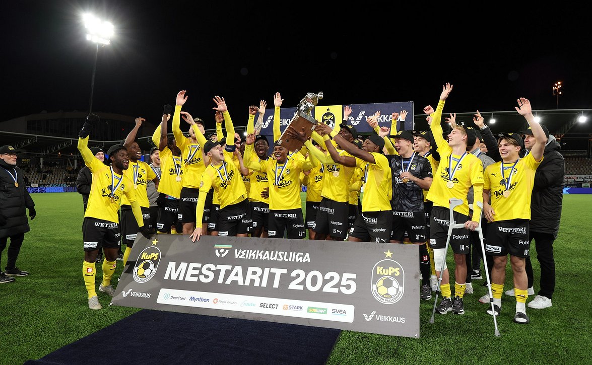 KuPS päätti kautensa mestarin elkein (HJK-KuPS 0-2)
